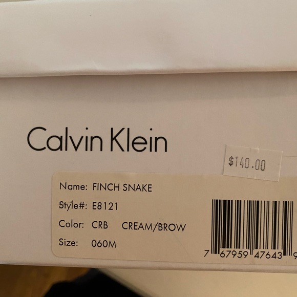 Calvin Klein sandals, snake print, size 6 - Picture 6 of 6